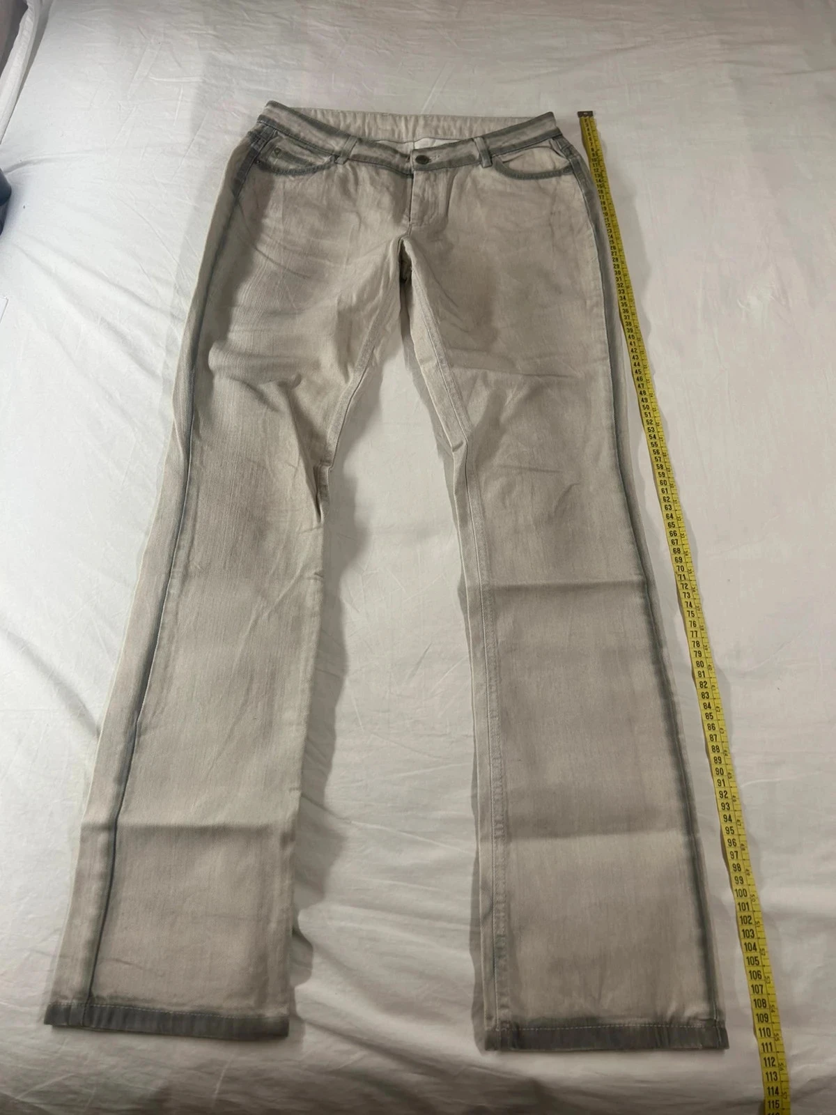 Jean blanc gris vintage comptoir des cotonniers